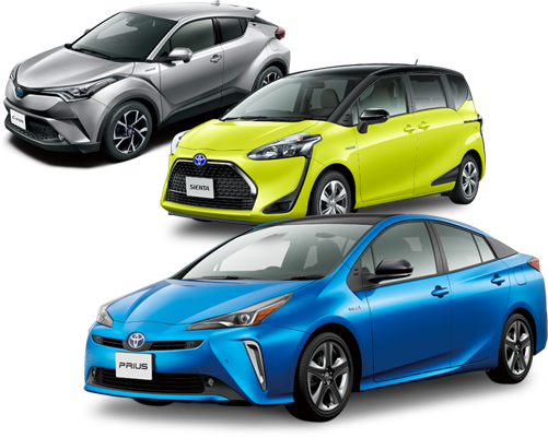 C-HR シエンタ プリウス